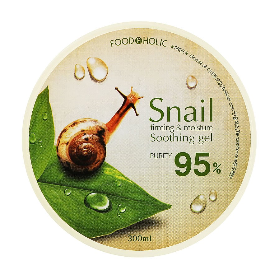 Універсальний гель для обличчя та тіла Food A Holic Snail Firming and Moisure Soothing Gel 95%, 300 мл